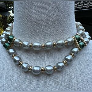 Napier Gray Pearl Necklace